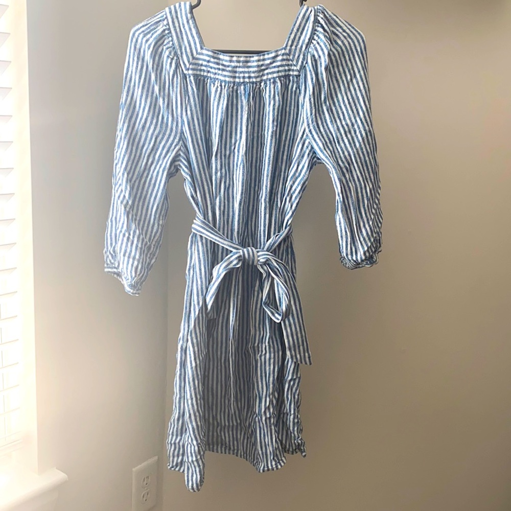Striped Midi Dress